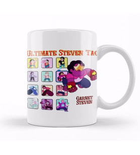 Steven Universe Ultimate Steven Tag Garnet Steven Selected Kupa Bardak Porselen