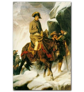 Cakatablo Napoleon Bonaparte Askerleri İle Kayalıklarda MDF Tablo