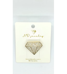 Diamond Shine Broş (Gold)