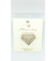Diamond Shine Broş (Gold)