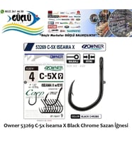 Sazan İğnesi Owner 53269 C-5x İseama X Black Chrome NO:3