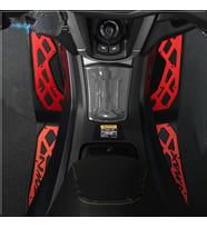 Yamaha Nmax Techmax 125/155 2025-2026 Aksesuar Paspas Basamak Seti Kırmızı Renk