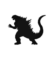Godzilla Oto Sticker 20 Cm