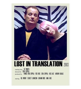 Lost In Translation Alternatif (1) Tablo Ahşap Poster Dekoratif