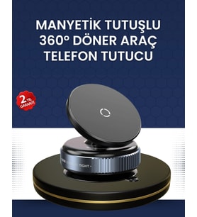 16 Mıknatıslı Araç Telefon Tutucu Kaymaz ve Güvenli