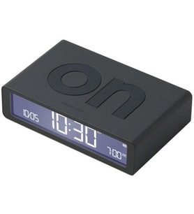 Lexon Flip Mini Şarj Edilebilir Alarm Saat Koyu Gri LR158G3