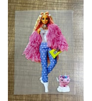 17X10 CM ÜTÜ İLE YAPIŞAN KIZ ÇOCUK BEBEK TRANSFER BASKI ARMA KOT ARMA