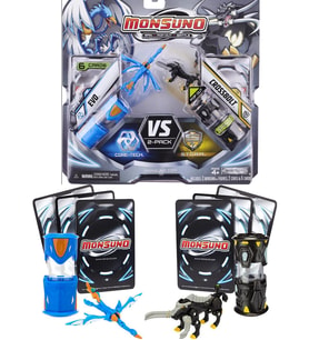 MONSUNO, Lisanslı Evo vs Crossbolt Figürleri, Fırlatma Kapsülleri ve 6 Oyun Kartı