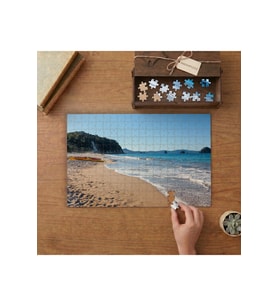 Sahil - Kumsal - Manzara Tasarımı 240 parça Ahşap Puzzle Ahşap Kutuda MP03712