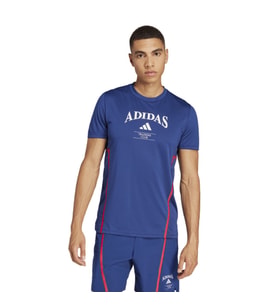 Adidas JI6353 D4T Heritage Erkek Spor Tişört (Mavi)