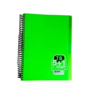 GIPTA TB SPİRALLİ  SEPARATÖRLÜ PP. KAPAK A4 240 YP. 5+1 DEFTER - 2202