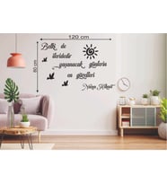 Leylaser  120*80 cm  Belki de İlerdedir Yaşanacak Günlerin En Güzeli Ahşap Duvar Yazısı