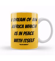 Nelson Mandela Quotes Art Gift   Vintage Retro Style Kupa Bardak Porselen
