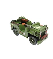 Dekoratif Metal Askeri Jeep C0755 Model-M128