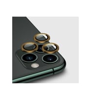 Apple iPhone 11 Pro Max Uyumlu Zore CL-01 Kamera Lens Koruyucu (Gold)