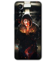 Redmi Note 12 Pro 4G Kılıf HD Desen Baskılı Kılıf - V for Fire