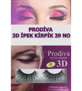 Prodiva Marka 10’lu 3D İpek Kirpik 39 No