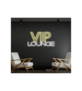 VIP LOUNGE Yazılı Neon Tabela