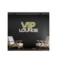 VIP LOUNGE Yazılı Neon Tabela
