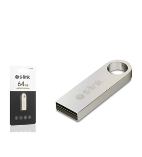 S-Link SL-U264 64 GB USB 2.0 Dayanıklı Metal Gövde Flash Bellek