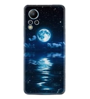 Infınix Note 12 Kılıf Resimli Desenli Baskılı Silikon Night Moon 1133