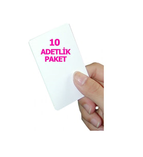 1.Sınıf Proximity Kart (Seri numara baskılı ) 10 adet