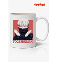 Jujutsu Kaisen Toge İnumaki Anime Temalı Kupa Bardak - Sevgiliye Arkadaşa Hediye (Beyaz)