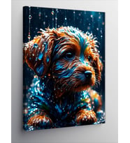 Kanvas Tablo Sevimli Köpek