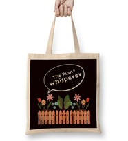 Plant Whisperer Planting Gardening Gardener Garden Nature Bez Çanta Uzun Saplı
