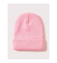 Neon Turuncu Basic Bere Unisex  Turuncu Bere Açık Pembe-Standart