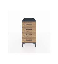 Kronos Komodin 4 Çekmeceli 44x59x80 Antrasit-Çam