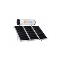 Solar 300L Emayeli Prizmatik 3 Bakır Kollektörlü Güneş Enerjili Su Isıtma Sistemi (KAPALI DEVRE BASINÇLI)