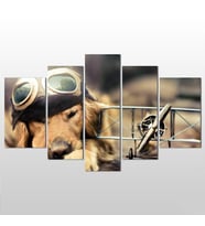 Köpek Kanvas Tablo 260x150cm (Karışık)
