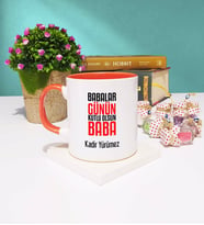 Babalar Günü Hediyesi -2- Kupa Bardak Turuncu