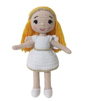 Minyatür Melek Bebek Amigurumi Organik Oyuncak