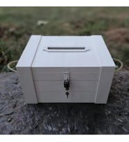Düğün Kına Nışan Takı Töreni Kutusu 35cm x 26cm Derinlik 17cm Beyaz Takı Atma Kutusu