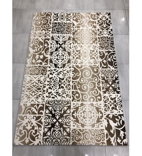 Saray Halı Sembol Sbp 17 Rv1 150X230 Kahve Krem 4 M2 Halı !