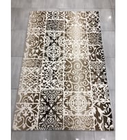 Saray Halı Sembol Sbp 17 Rv1 150X230 Kahve Krem 4 M2 Halı !