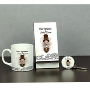 Fizik Öğretmeni Üçlü Set (Kupa + Telefon Standı + Anahtarlık)