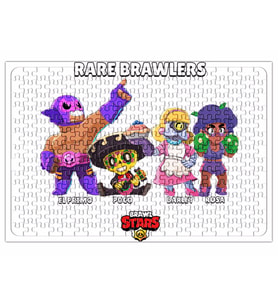 Brawl Stars Rare Brawlers Puzzle 240 Parça Yapboz