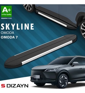 S-Dizayn Omoda Omoda7 Skyline Aluminyum Yan Basamak 183 Cm 2025 Üzeri A+ Kalite