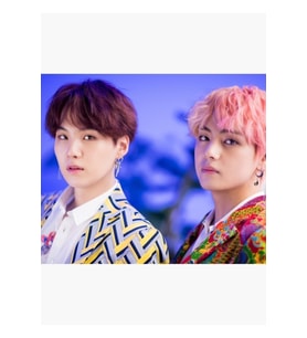 Taehyung, Min Yoongi / Taegi / Bts Idol Tablo Ahşap Poster Dekoratif Kod444