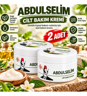 Abdulselim 200 ml Cilt Bakım Kremi – Günlük Kişisel Bakım x2