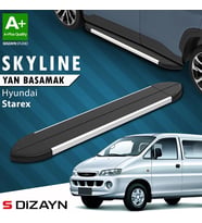 S-Dizayn Hyundai H-1 Starex Skyline Aluminyum Yan Basamak 193 Cm 1998-2007 A+ Kalite