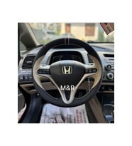 HONDA FD 6  ÖZEL KAPLAMA DERİ DİREKSİYON KILIFI
