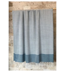 Organik Bambu Mavi 90x190 Peştemal