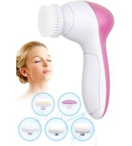 Yüz Cilt Temizleme Cihazı Siyah Nokta Peeling Fırça Seti Vücut Yüz Bakımı 5 In 1 Masaj Aleti