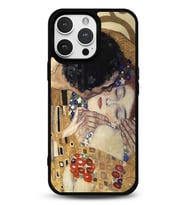 iPhone 13 Pro Uyumlu The Kiss Tasarım Parlak Telefon Kılıfı
