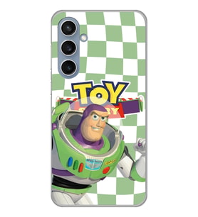 Samsung Galaxy S23 FE Uyumlu Toy Story Buzz Desenli Şeffaf Telefon Kılıfı