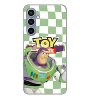 Samsung Galaxy S23 FE Uyumlu Toy Story Buzz Desenli Şeffaf Telefon Kılıfı